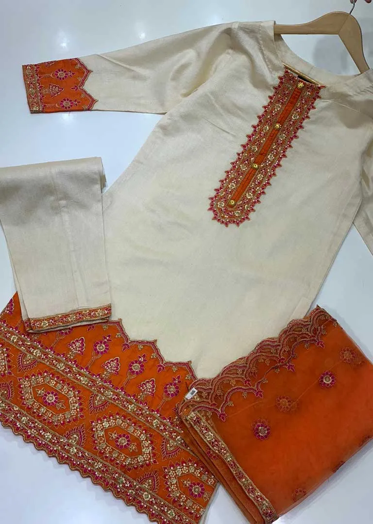 1890 - Readymade Embroidered Sha Posh Suit