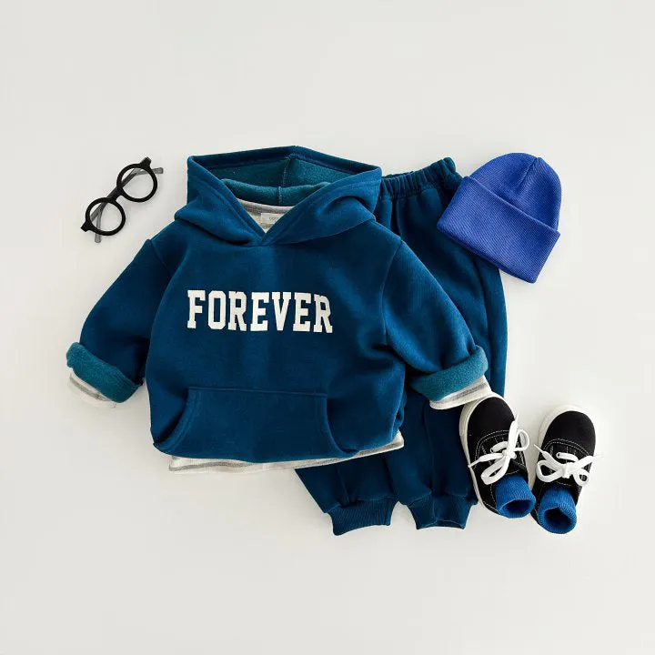 2 Pieces Set Baby Kid Boys Letters Hoodies Sweatshirts And Solid Color Pants Wholesale 231130241