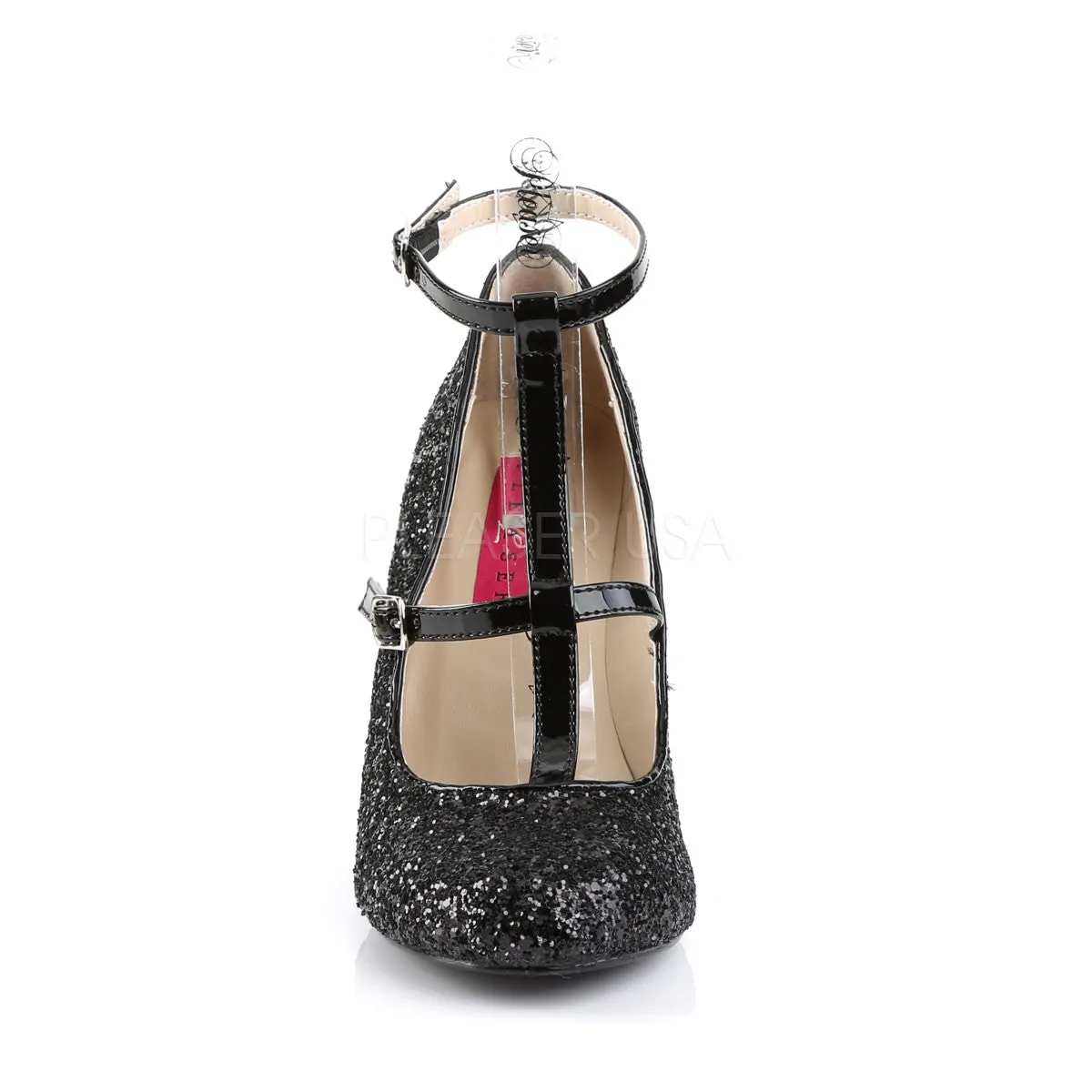 4 Inch Heel QUEEN-01 Black Pat