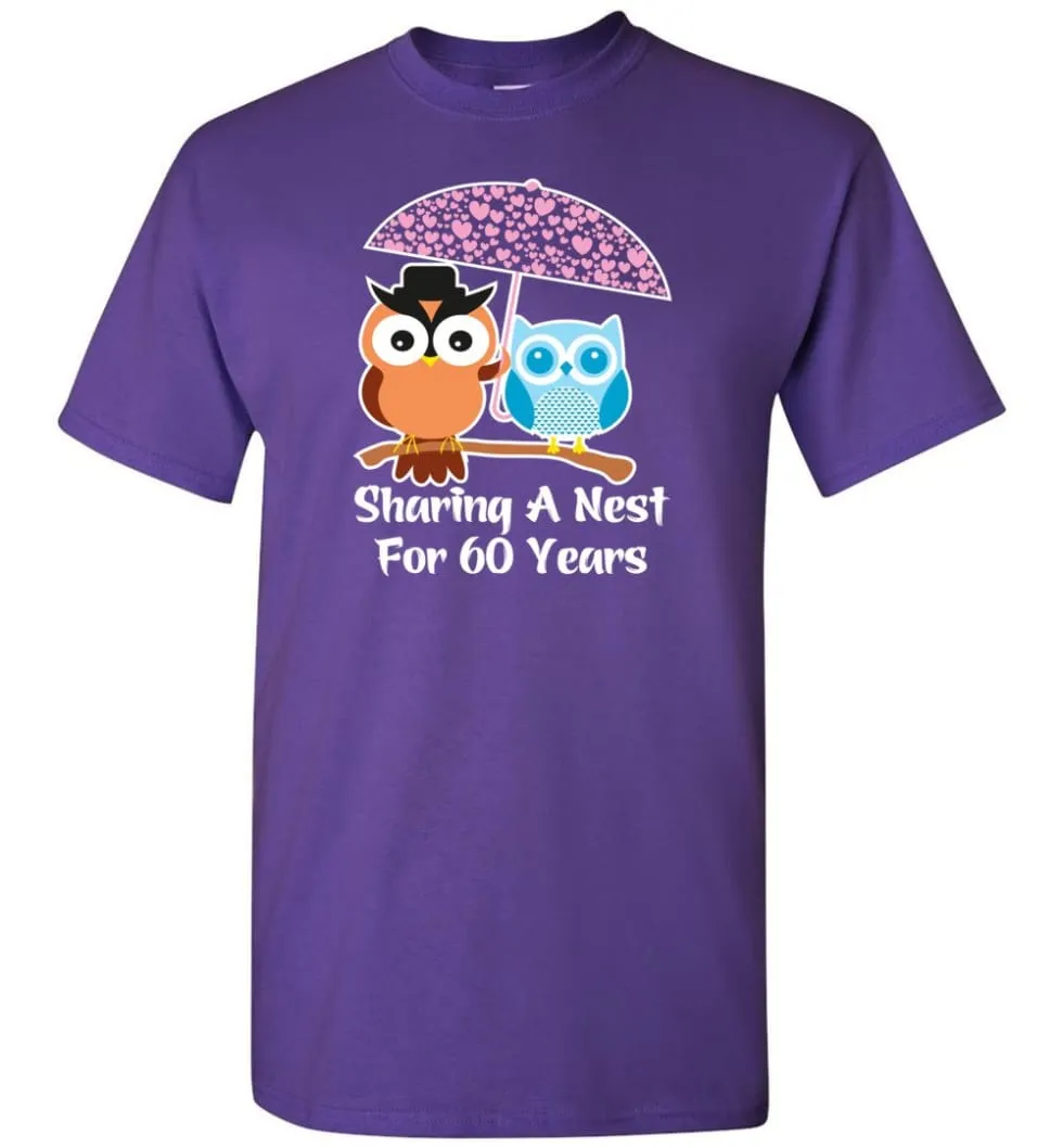 60 Years Wedding Anniversary Gifts Valentine's Day T-shirt