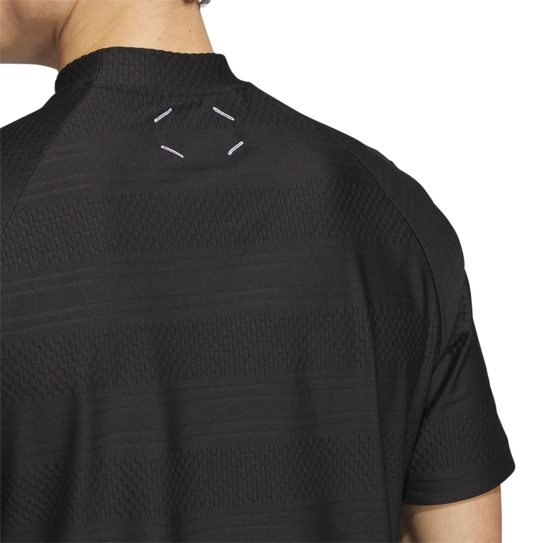 Adicross Round Neck Pocket Polo Black - SS23