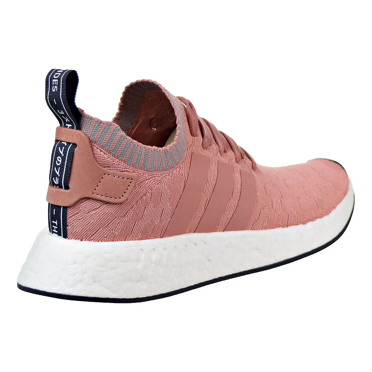 Adidas Originals NMD_R2 Primeknit Women's Shoes Raw Pink/Raw Pink/Grey Three