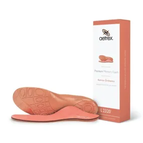 Aetrex Women's L2320W Premium Memory Foam Posted Orthotics