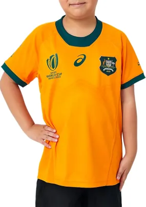 Asics Kids Wallabies RWC23 Replica Home Jersey Youth <br> 2114A308 750