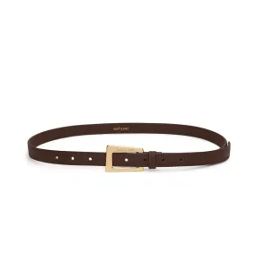 'Bri' vegan women's vegan-leather belt by Matt and Nat - chocolate