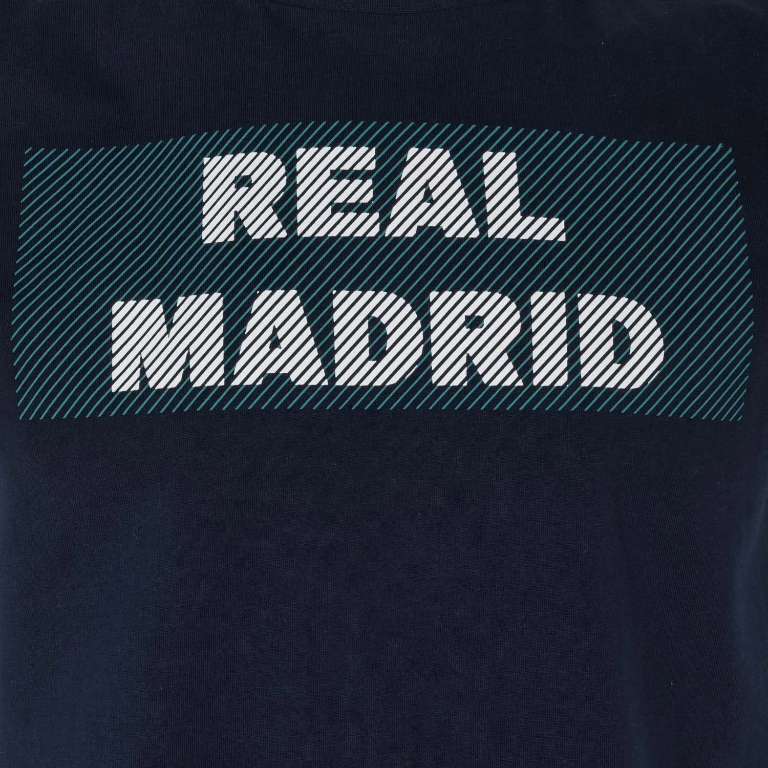 Camiseta Hombre Texto Navy Teal