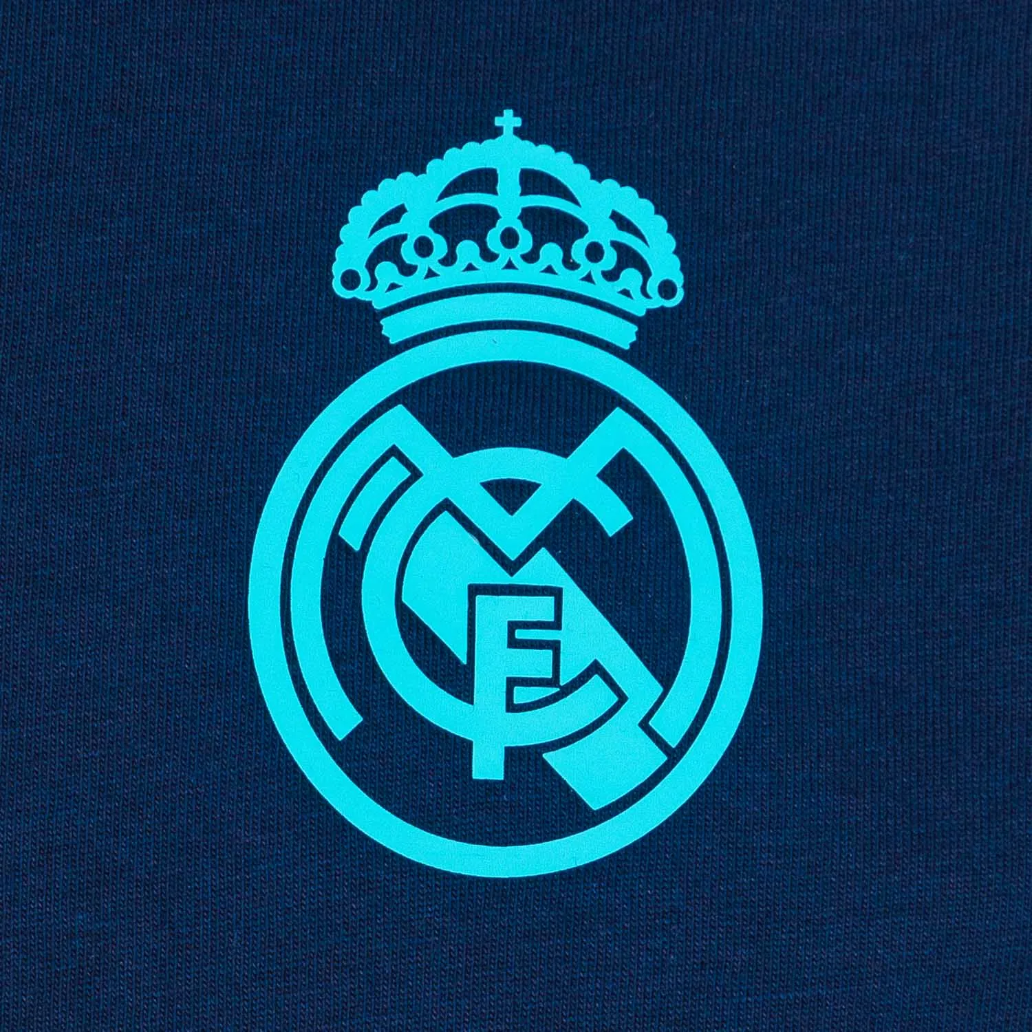 Camiseta Madrid Sky Cinta Escudo Hombre Azul