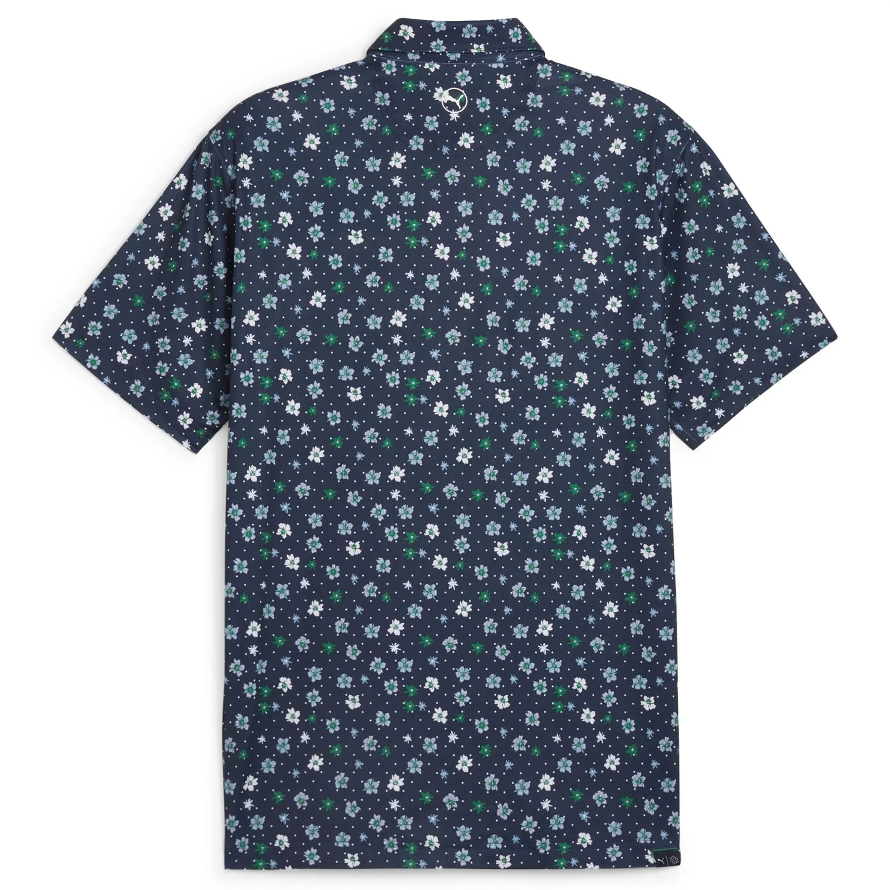 Cloudspun Floral Printed Polo Navy/Vine - SS24