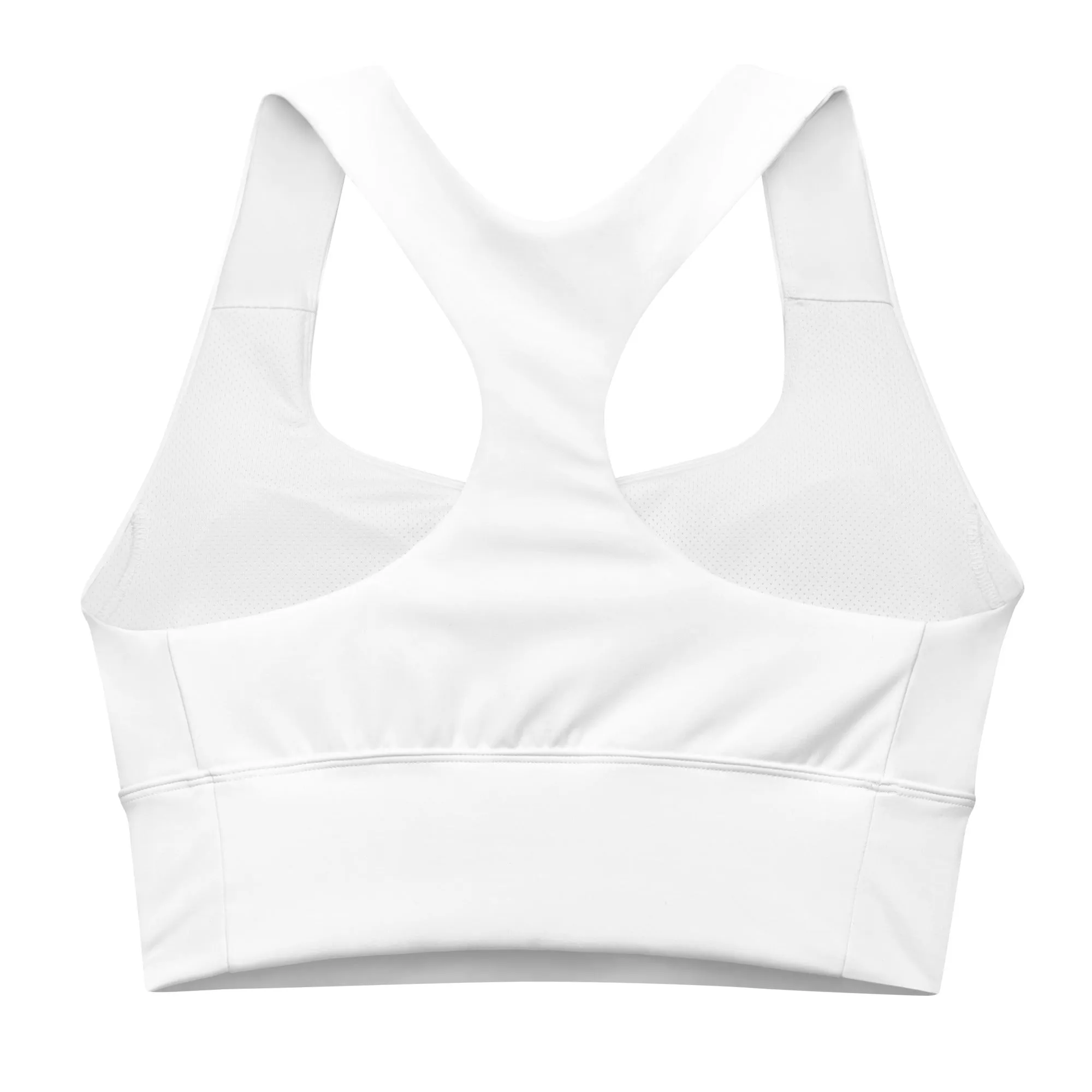 Compression sports bra - White