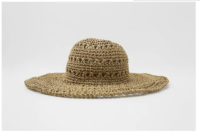 Crochet Straw Hat