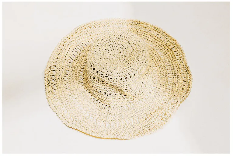 Crochet Straw Hat