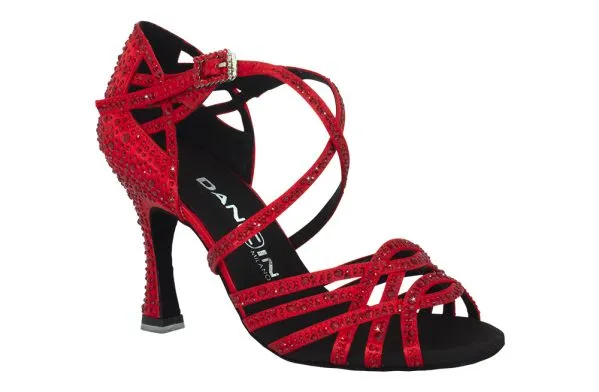 Dancin Red Satin with Strass