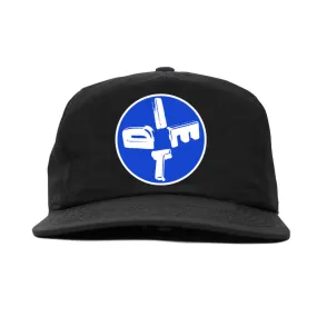 Diet Starts Monday Disk Hat (Black/Blue)