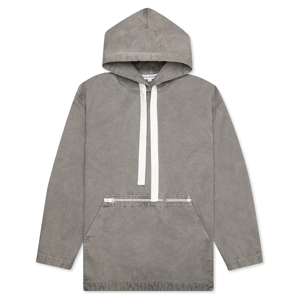 Garment Dye Hoodie - Grey