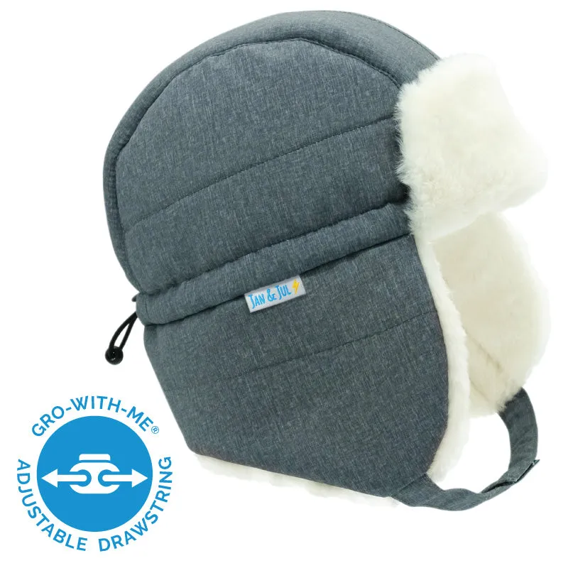 Jan & Jul Heather Gray Toasty-Dry Trapper Hat