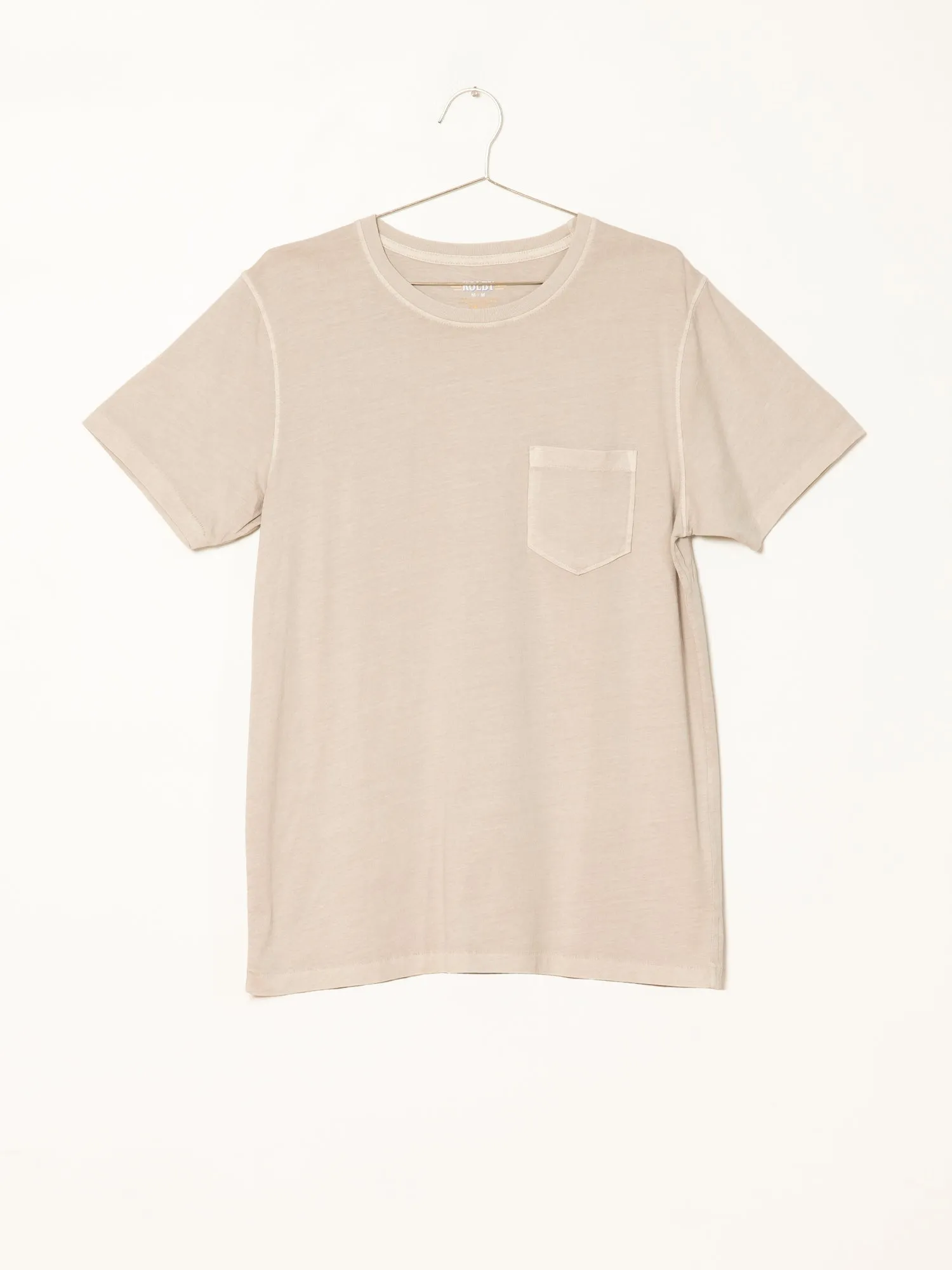 KOLBY GARMENT DYE POCKET T-SHIRT - CLEARANCE