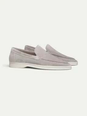 Lady Light Grey Yacht Loafers