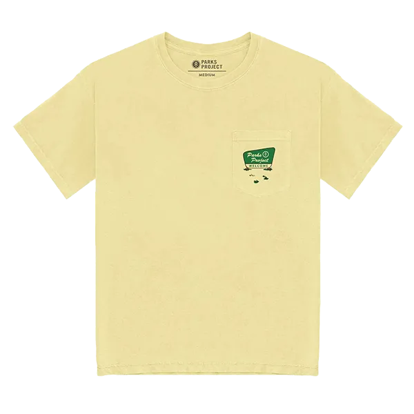 Men's National Parks Welcome Pocket Tee