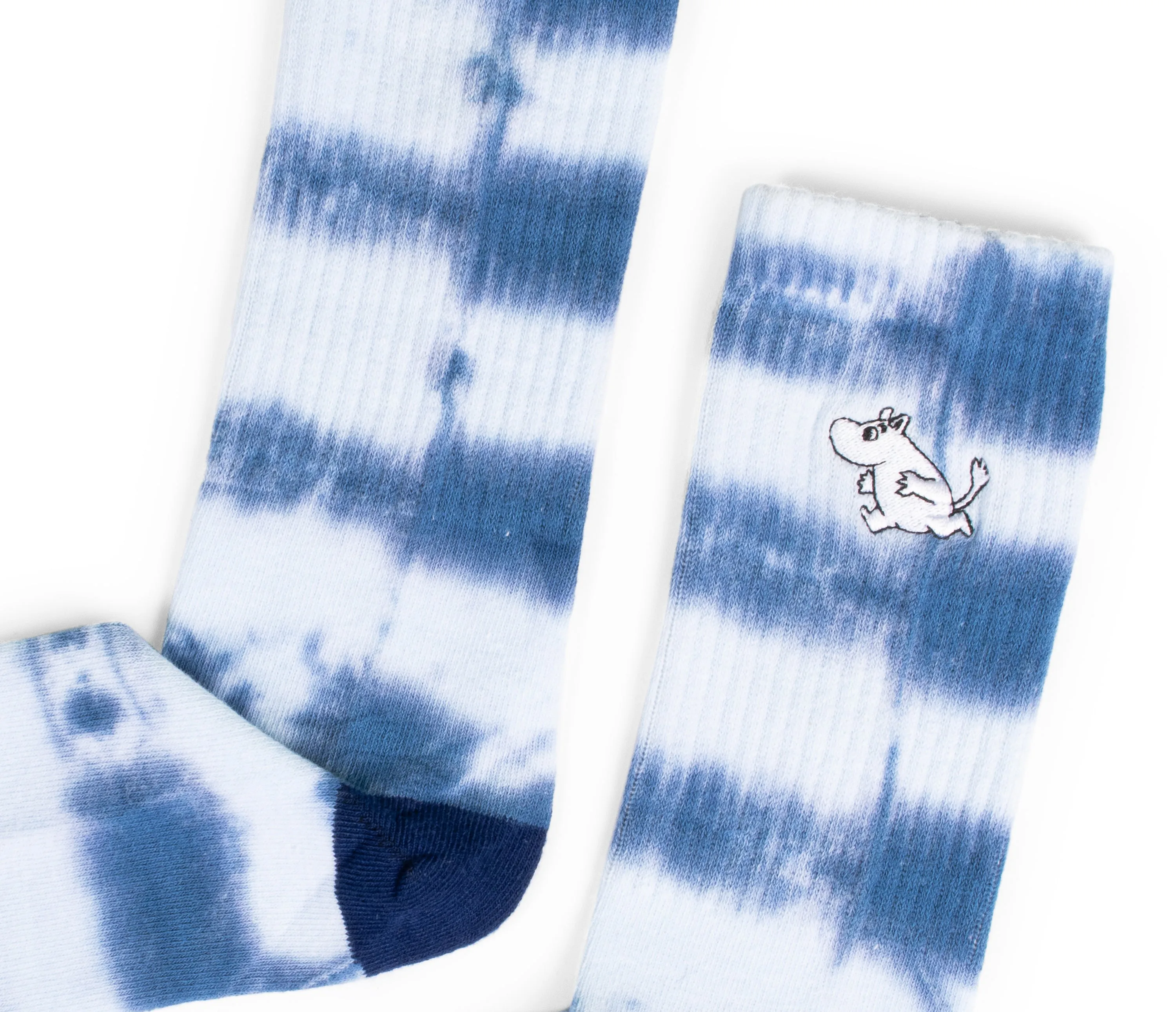 Moomintroll Tie Dye Men Socks - Blue