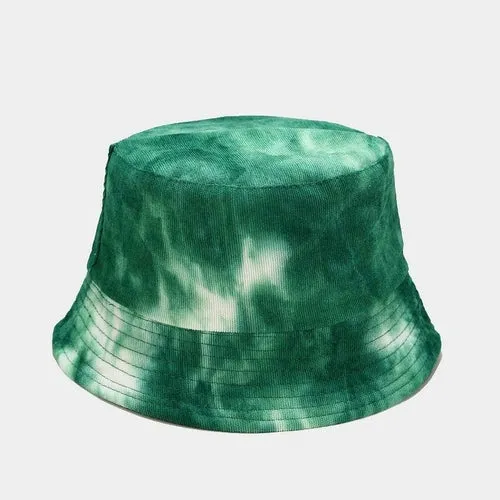 Multicolor Graffiti Tie Dye Bucket hats Hip Hop outdoor sports hat