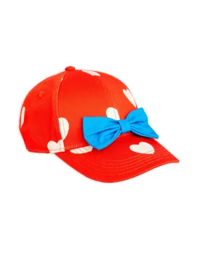 NEW Mini Rodini | Hearts aop bow cap