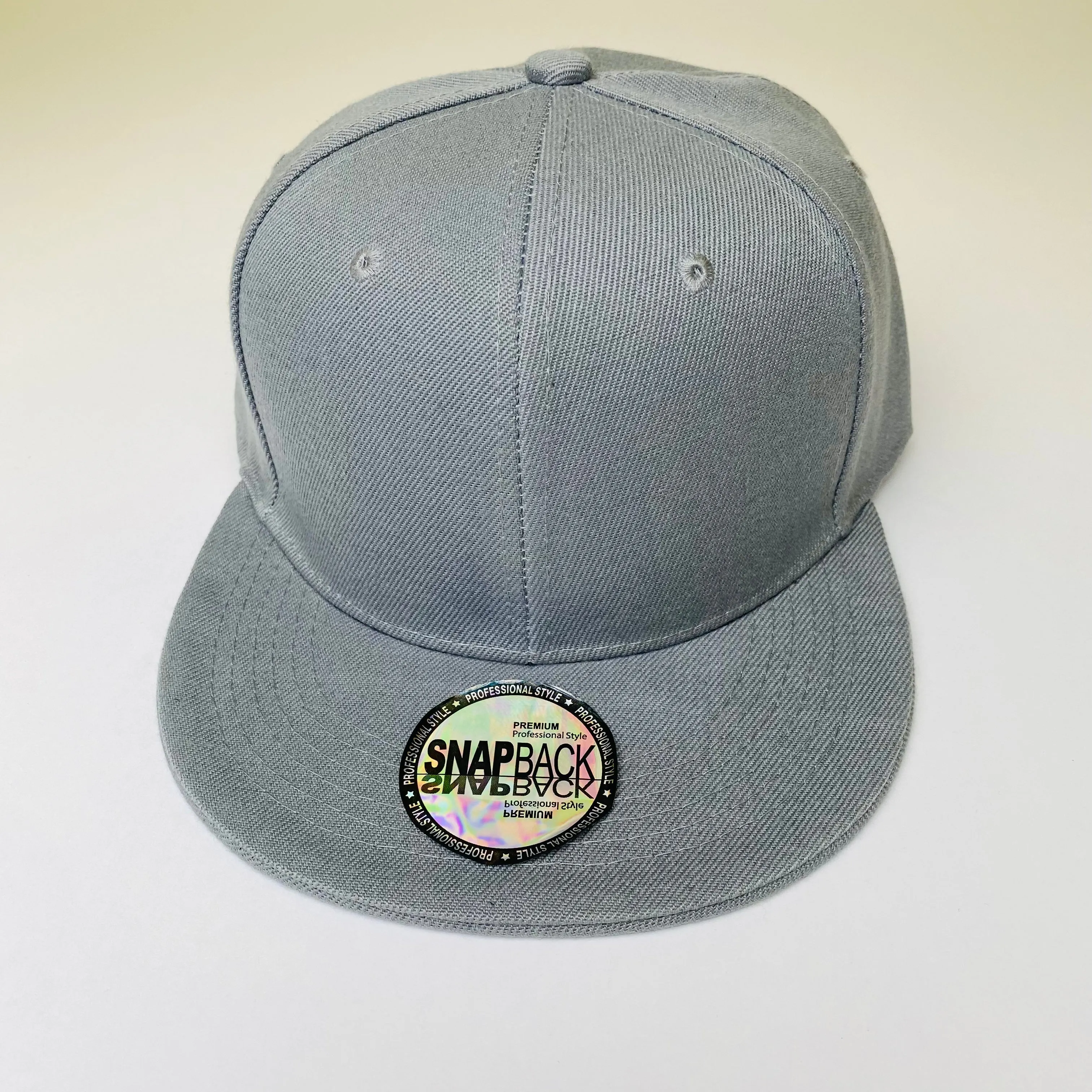 Plain Snapback 5 Panel Hat