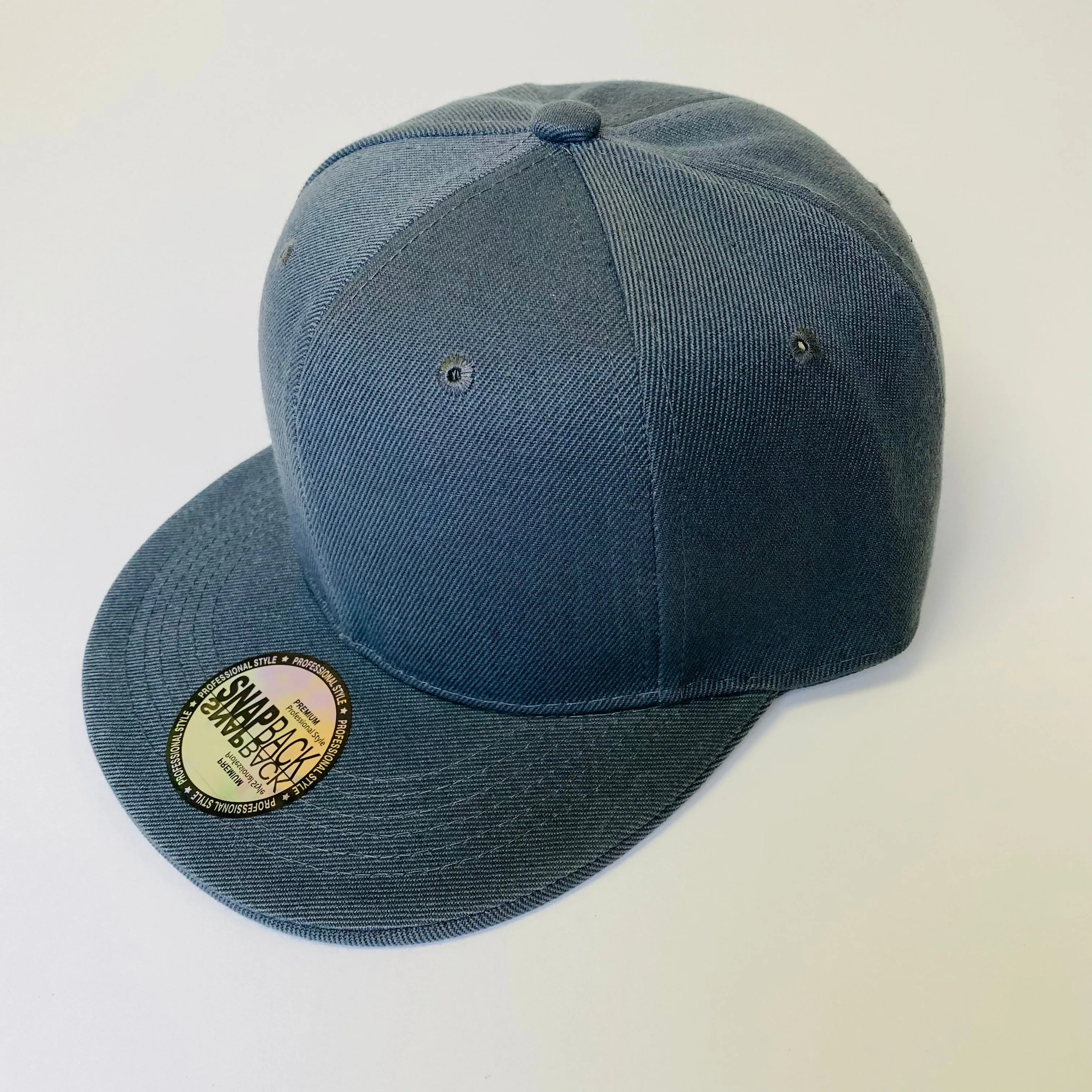 Plain Snapback 5 Panel Hat