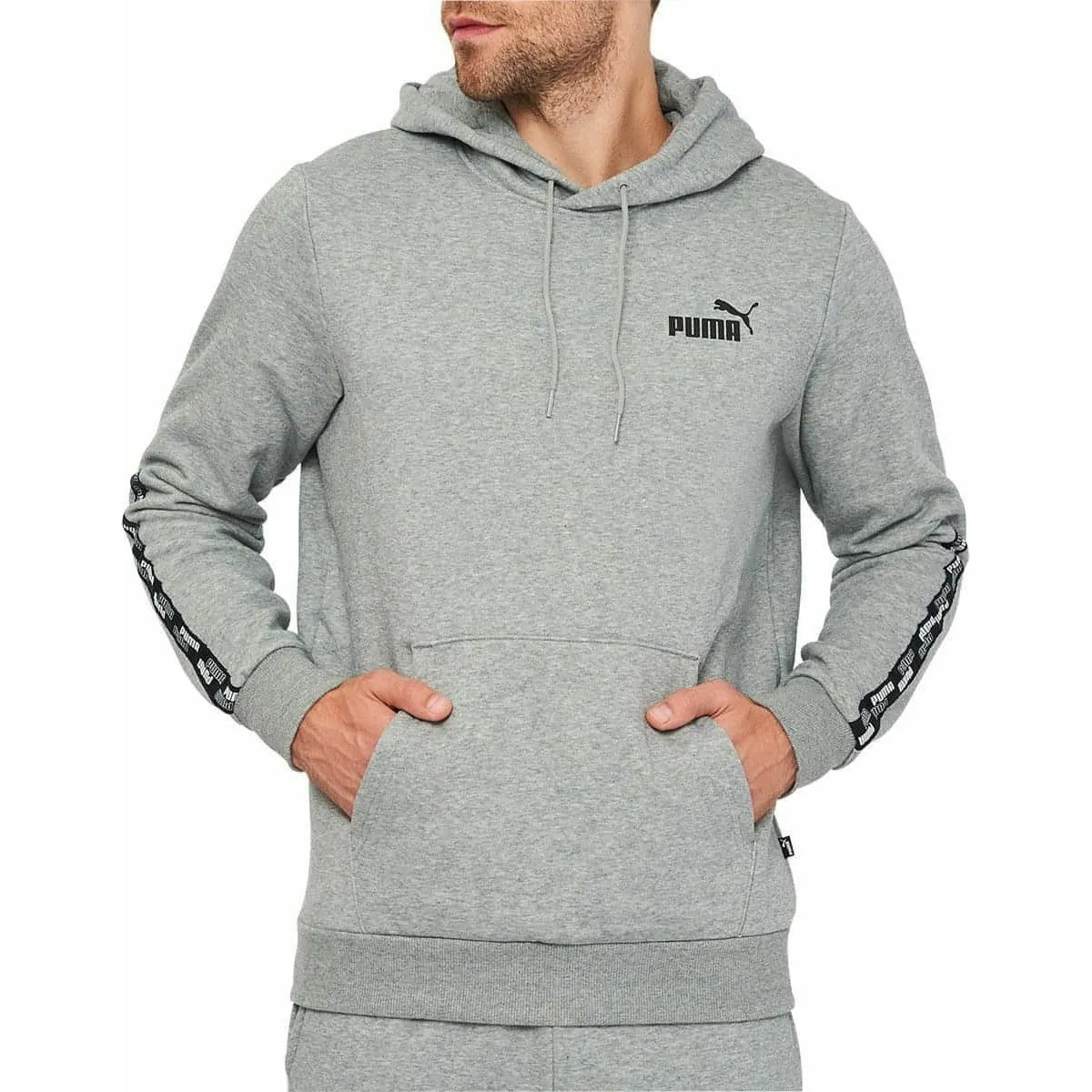 Puma Power Tape Mens Hoody - Grey