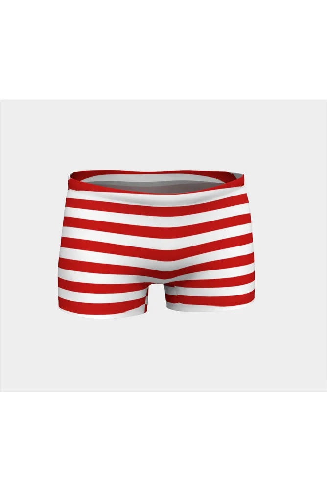 Red Striped Shorts