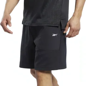 Reebok Knit Woven Mens Training Shorts - Black