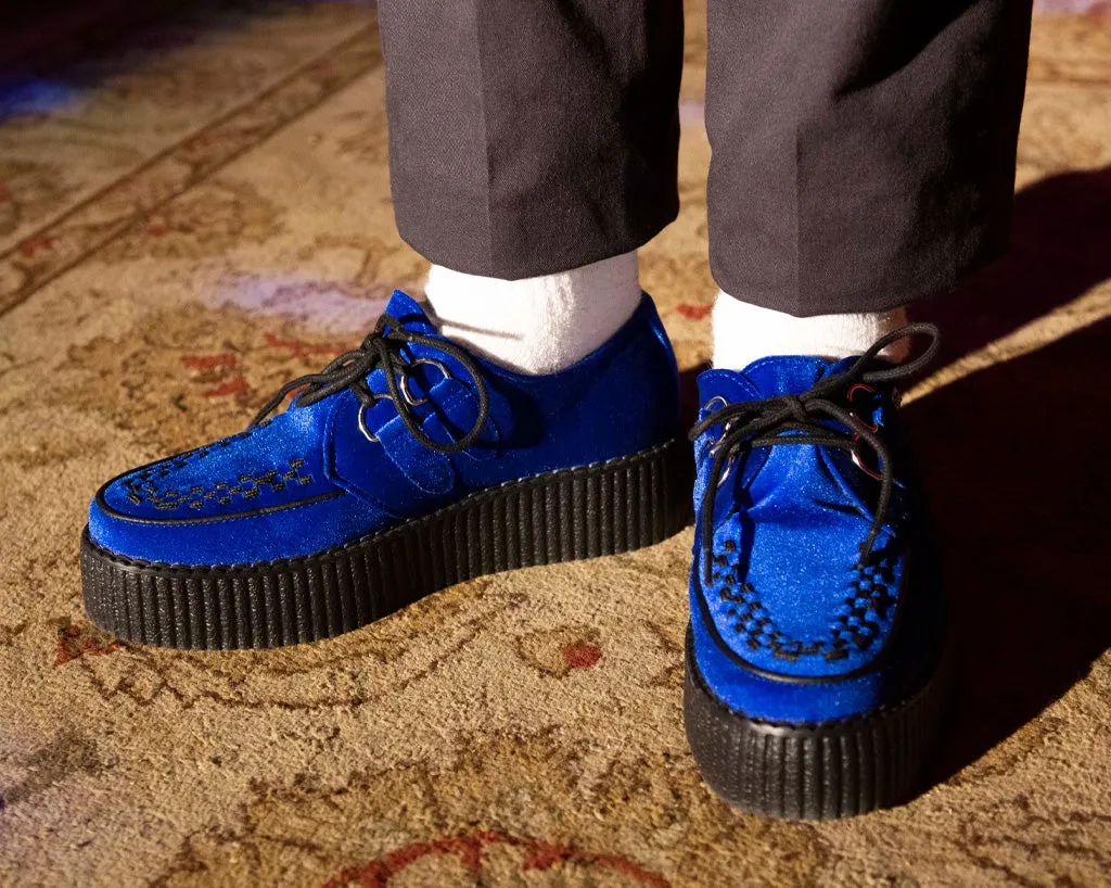 Royal Blue Velvet Viva Mondo Creeper