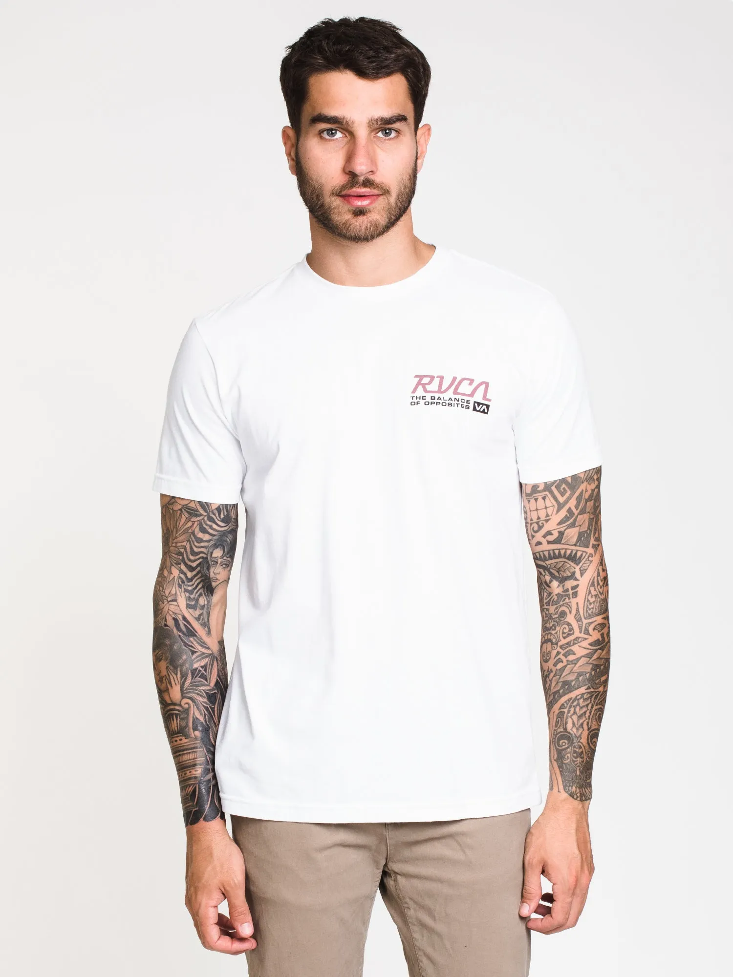 RVCA TRANSMISSION SHORT SLEEVE TEE  - CLEARANCE