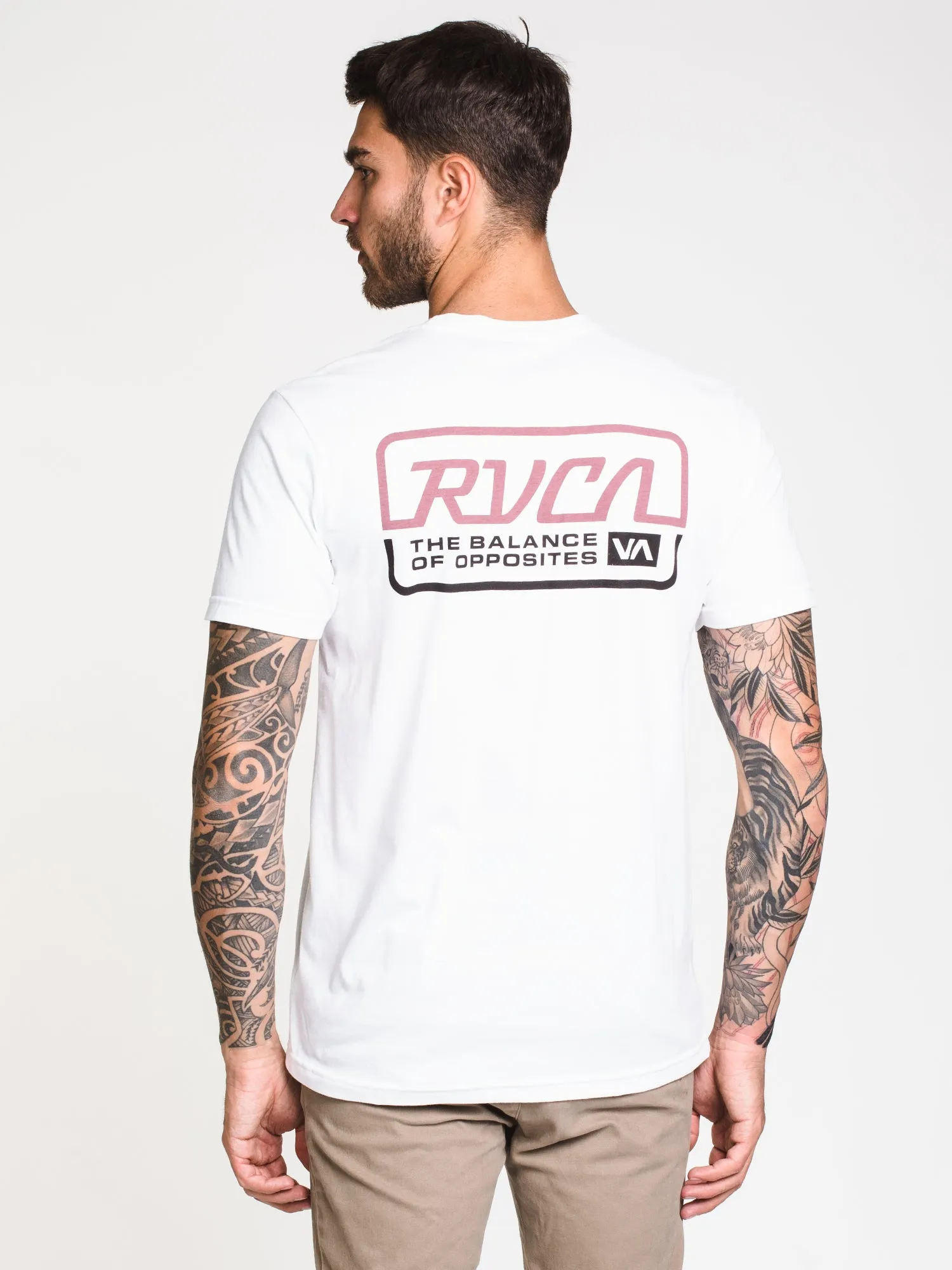 RVCA TRANSMISSION SHORT SLEEVE TEE  - CLEARANCE