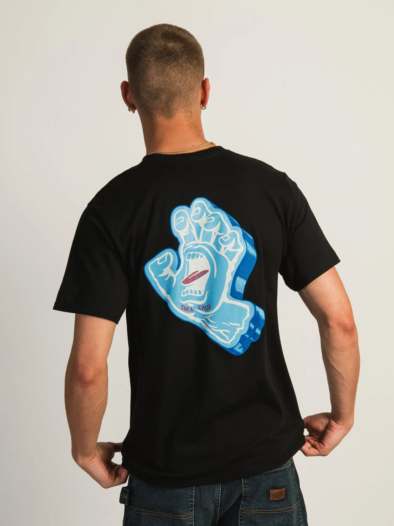 SANTA CRUZ SCREAMING FOAM HAND HEAVYWEIGHT TEE