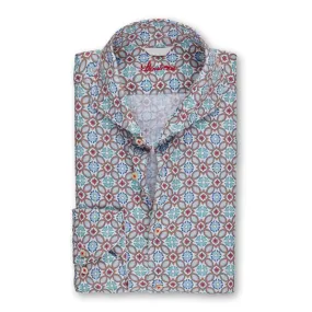 Sicilian Tiles Linen Shirt