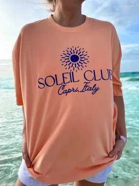 SOLEIL CLUB EMBROIDER TEE