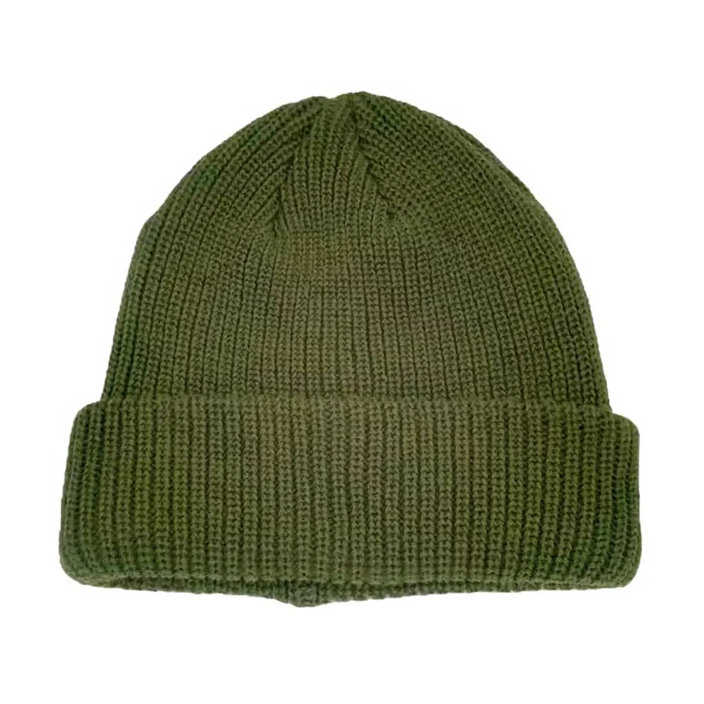 Solid Knit Beanie Hat