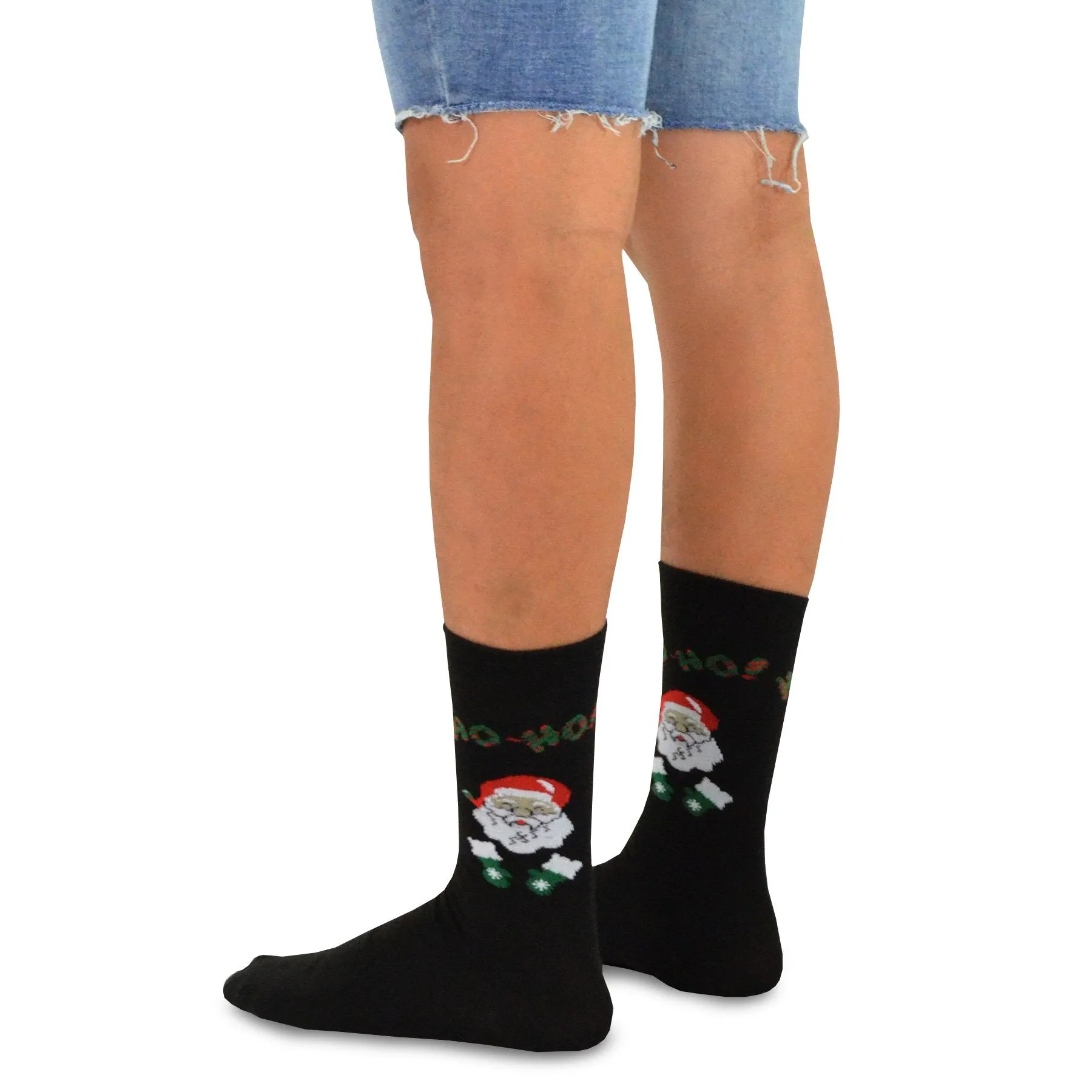 TeeHee Socks Men's Christmas Crew Assorted 12-Pack Gift Box B (51129)