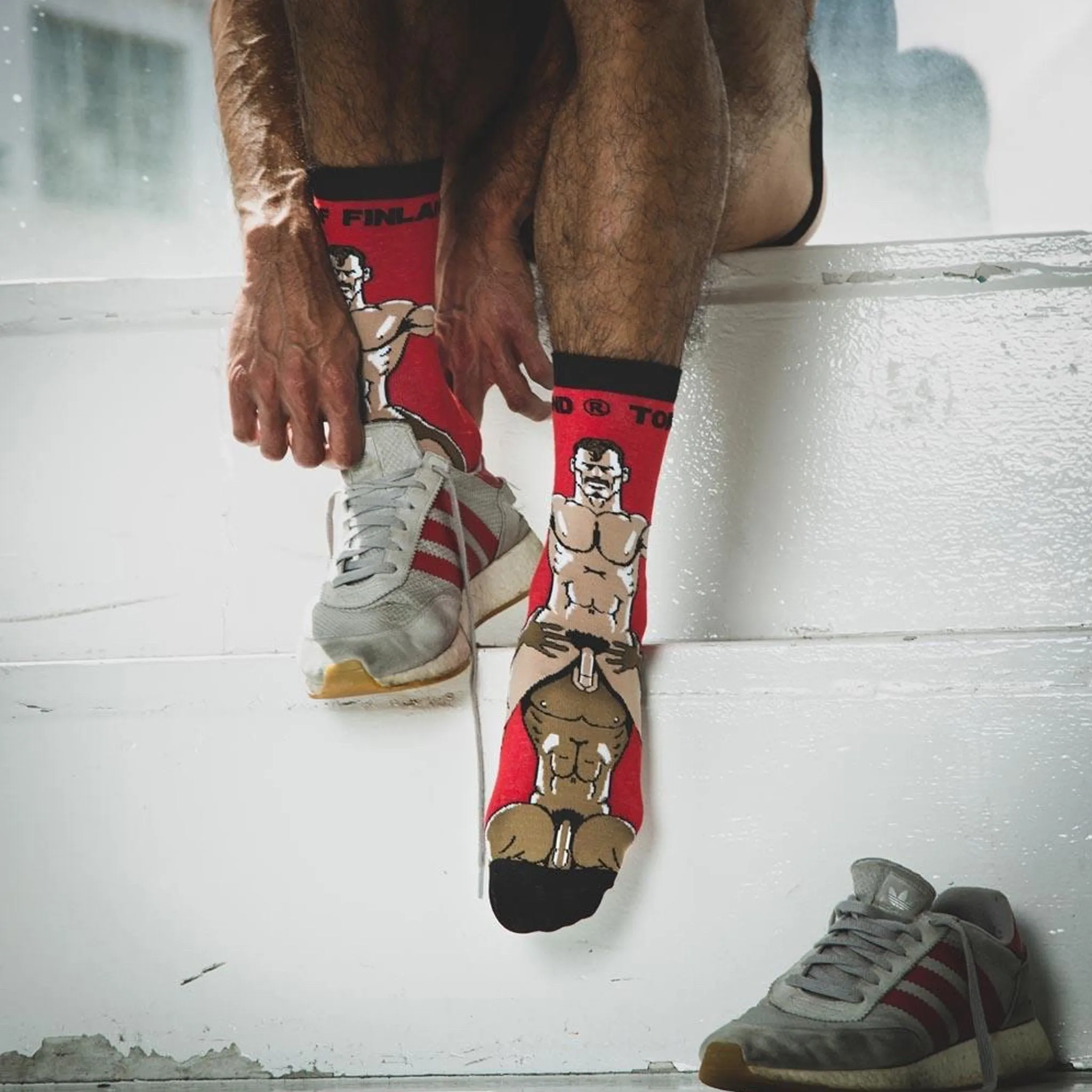 Tom of Finland Vitruvian Men Socks