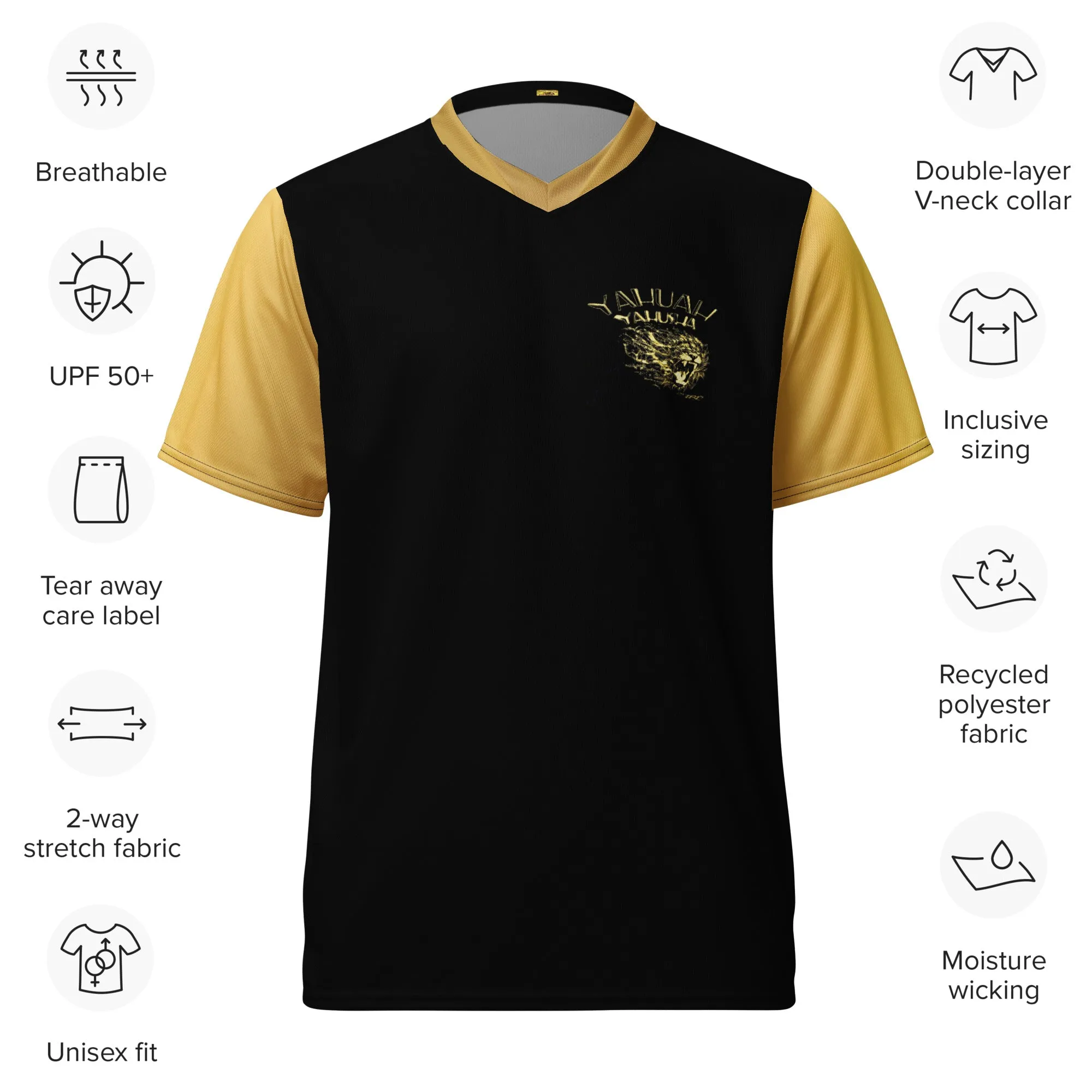 Yahuah Yahusha 01-05 Designer Recycled Unisex Soccer Jersey